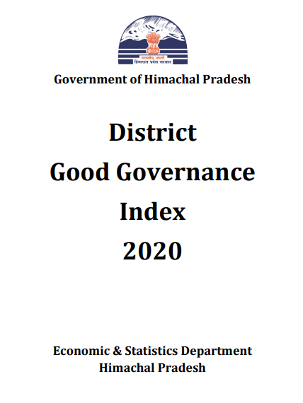 District Good Governance Index- 2020